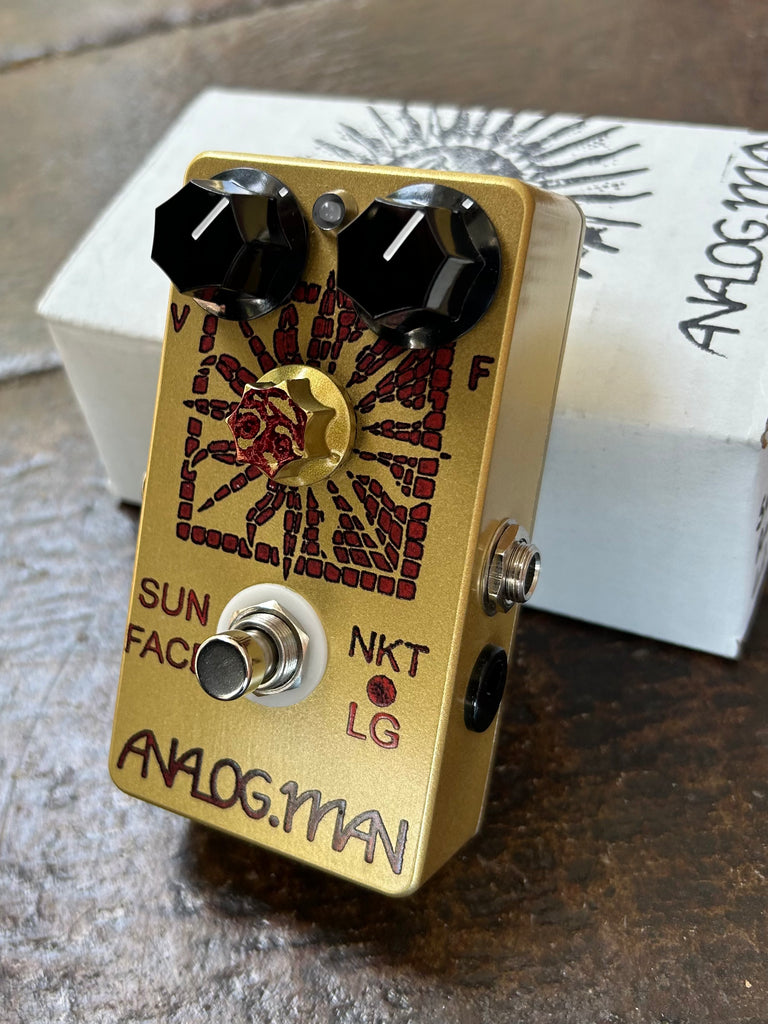 ギター analog man sun face NKT red dot Analogman Sun Face NKT Red Dot LG – Moze Guitars