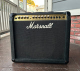 Marshall Valvestate 40V Model 8040 2-Channel 40-Watt 1x12" guitar amplifier in black tolex, black grill cloth and gold control panel 