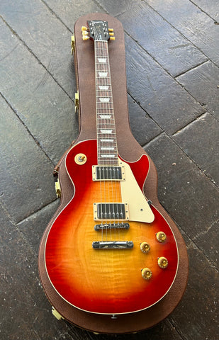 Gibson Les Paul Standard '50s Electric Guitar - Heritage Cherry Sunburst, rosewood fretboard, block inlays and black headstock