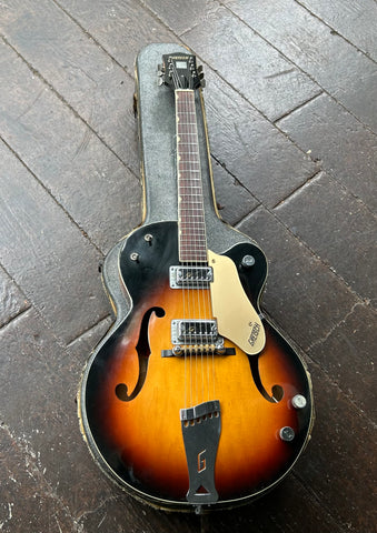 1964 Gretsch 6117 Double Anniversary, sunburst, with rosewood fretboard and back headstock