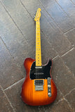 Fender Modern Player Telecaster Plus sunburst with black pickguard and maple neck and headstock