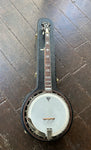 Vintage Gibson style banjo with rosewood fibnger board and black headstock