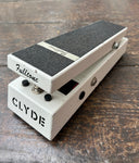 2000 Fulltone Clyde Wah Pedal white wah guitar pedal, with single button switch