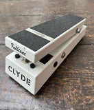 2000 Fulltone Clyde Wah Pedal white wah guitar pedal, with single button switch