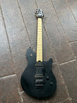 EVH Wolfgang Standard matteblack finish guitar with black hardware, maple neck and black headstock
