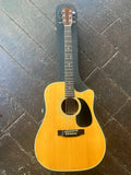 1982 Takamine EF360C acoustic guitar with spruce top and rosewood bridge and fretboard, rosewood headstock