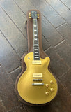 Eastman SB56/N-GD goldtop finish, ebony fretboard with pearl trapezoid, with black headstock 