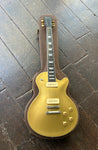 Eastman SB56/N-GD, gold top finish, ebony fretboard with perl  trapezoid inlays, black headstock