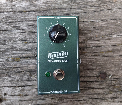 Benson Germanium Boost – Moze Guitars