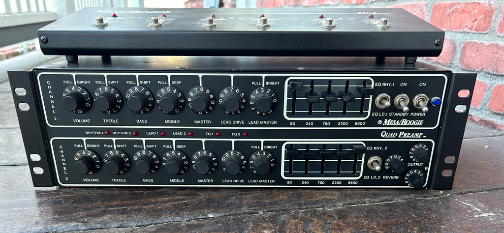 ランペイジ Mesa Boogie Quad Preamp Mesa Boogie Quad Pre Amp – Moze Guitars