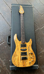 2001 Brian Moore Custom Shop C-90P RMC Piezo (13 Pin System), spalted maple top, rosewood fretboard, spalted headstock