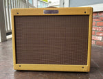 2019 Fender 57 Custom Deluxe tweed amplifier with crown grill cloth