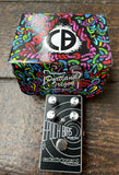Catalinbread Epoch Bias black guitar effects with four knob controls and single button footswitch