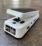 White 'Cry Baby Bass' pedal with two mini side control knobs