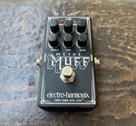 Electro-Harmonix Metal Muff guitar effects pedal black, six knob controls and single button footwitch 