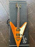 Reverse V Gibson Copy, natural finish, rosewood fretboard and black headstock