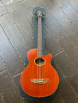 1997 Guild B4CE Acoustic Bass, mahogany finish, rosewood bridge and fretboard with black headstock