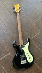 Aria PRO II DMB 206 bass in black finish, rosewood neck and maple headstock
