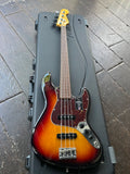 2021 Fender American Professional II Jazz Bass Fretless Rosewood Fingerboard 3-Color Sunburst