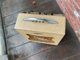 Top down shot of handle for 1949 Oahu Tonemaster 230K
