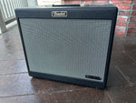 Black tolex Fender Master-Tone power speaker with grey grill cloth