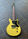 2012 Gibson USA Billie Joe Armstrong Les Paul Double Cut Jr. - Yellow, rosewood fretboard, black headstock