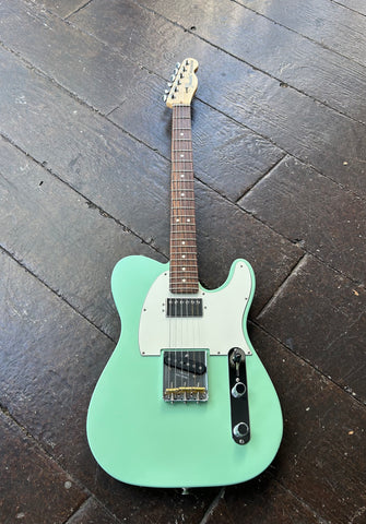Fender American Performer Telecaster with Humbucking, Rosewood Fingerboard, Satin Surf Green
