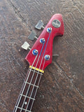 Headstock shot for 60's Teisco Pocket Bass