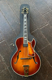 1998 Heritage Sweet 16 - Almond Sunburst guitar with ebony fretboard, pearl inlays and black headstock