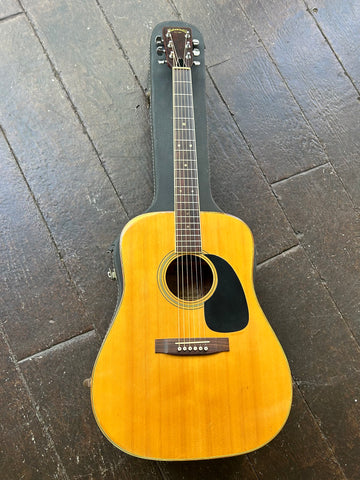 Takamine F375 acoustic guitar, spruce top, rosewood bridge and fretboard, with rosewood headstock