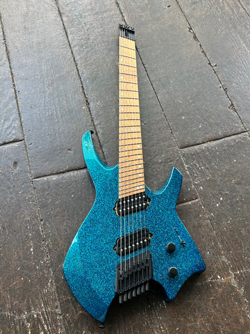 Ormsby Goliath 7-String Sparkle electric guitar, roasted maple neck 