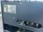 Backside of label and serial number for Fender Blues Junior
