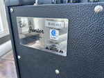 Closer shot of Fender Blues Junior Label with Serial number