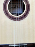 Sound hole and strings closeup for Cordoba GK Studio Negra