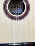 Sound hole and strings closeup for Cordoba GK Studio Negra