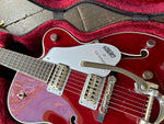 Closeup on body of 1998 Gretsch Tennessee Rose