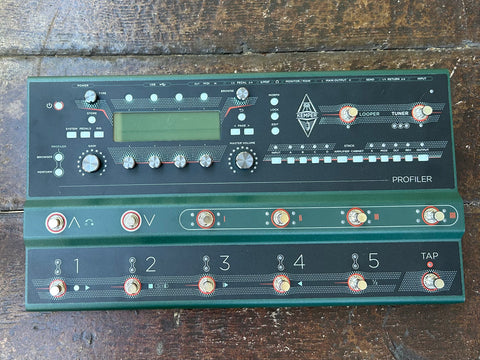 Kemper Pedal Profiler Stage MK2 - The Profiler Floorboard green 