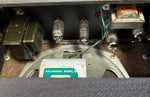 Kalamazoo amp three knobs, model two backside of tubes