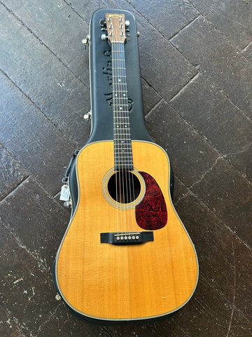 1997 Martin HD-28 acoustic guitar, spruce top, rosewood fretboard an headstock
