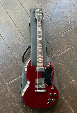 1979 Gibson SG, burgundy finish, chrome hardware, rosewood fretboard, black headstock