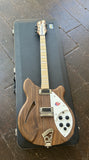 2024 Rickenbacker 360W walnut finish, maple fretboard and spruce and walnut headstock