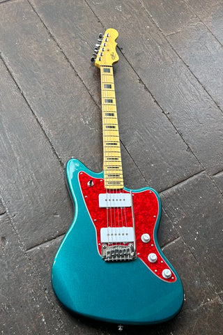 G&L Tribute Series Doheny, Emerald Blue Metallic finish, maple fretboard and headstock