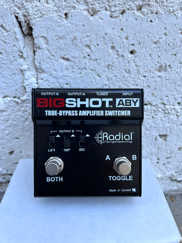Radial BigShot ABY A/B-Y True-Bypass Switch Pedal