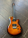 Godin LGXT Cognac Burst Flame AA, ebony fret board , sunburst headstock