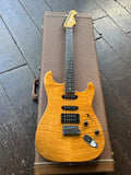 2005 Fender American Deluxe Stratocaster QMT HSS, ebony neck and maple headstock