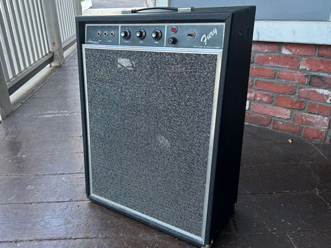 Alamo Fury Amplifier black amplifier, grey grill cloth, grey control plate