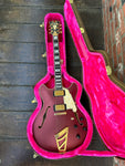 D'Angelico Deluxe DC Matte Wine