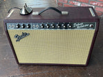 2016 Fender '65 Deluxe Reverb 1x12" 22-watt Tube Combo Amp  Wine Red, with wheat grill cloth, black control panel