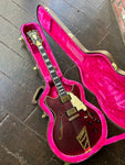 D'Angelico Deluxe DC Matte Wine