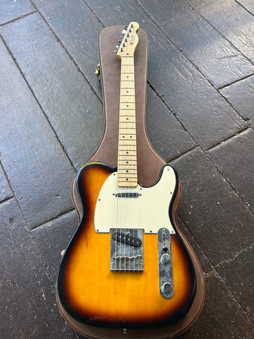 1994 Fender Telecaster MIM Sunburst, with maple neck headstock